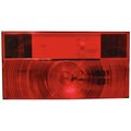 Peterson Manufacturing Stop Turn Tail Light Incandescent Bulb Rectangular Red 8916 Length x 458 Width V25911